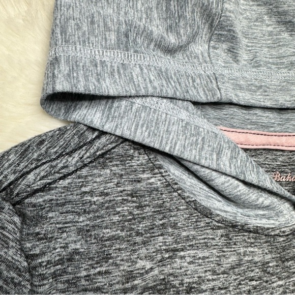 Tommy Bahama Long Sleeved Shirt Grey Hooded Size 6 - Picture 5 of 15